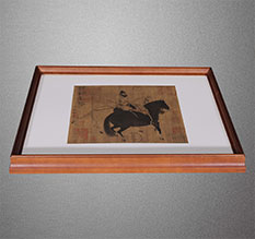 重庆县书画装裱配框服务案例