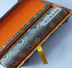 重庆县书画装裱案例